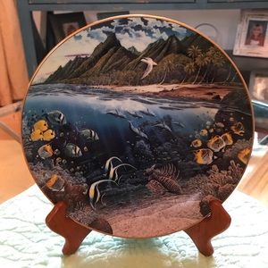 Danbury Mint Underwater Paradise Ltd. Ed. Plate